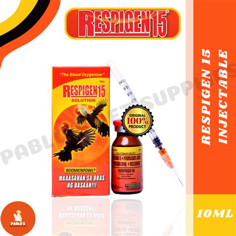 Respigen 15 IM 10ml – Sabong Depot Poultry & Gamefowl Supplies.